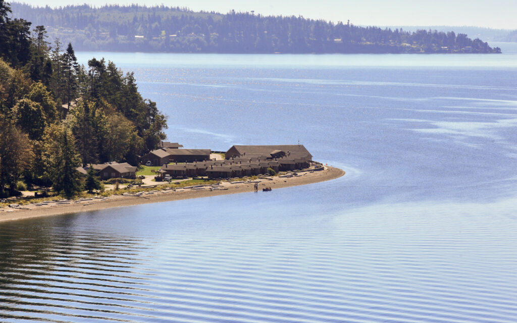 Cama Beach Aerial on Camano Island