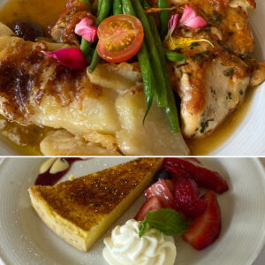 Cafe Jardin Chicken Provencal and Key Lime Pie