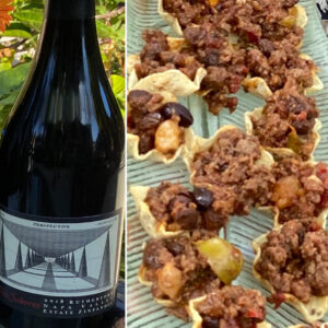 2018 Tres Sabores Zinfandel Paired with Picadillo in Corn Chip Cups