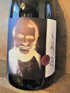 2016 Stokes Ghost Petite Sirah with a Ghost Image of Dr. James Stokes of Monterey