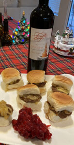 Firepit Petite Sirah with Turkey Sliders