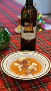 Las Positas Verdelho with Sweet Potato Soup