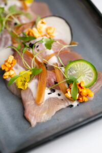 Chef Zane's Hamachi Crudo