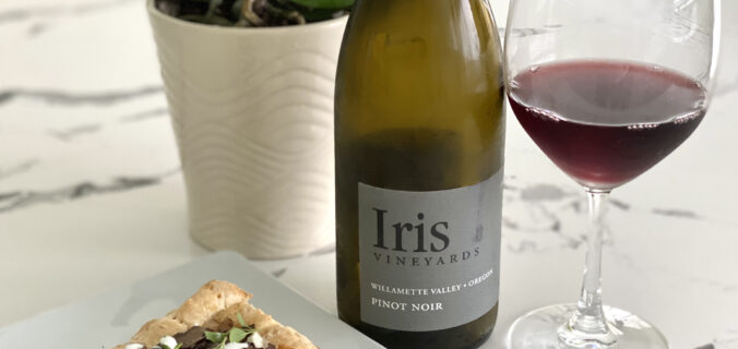 California Edna Valley Pinot Noir with a Mushroom and Goat Cheese En Croute