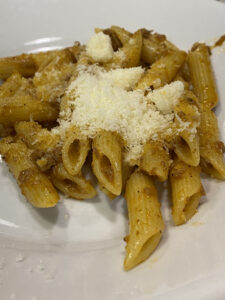 Ragu with Parmesan Cheese