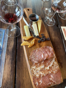Charcuterie Board with Lenne Pinot Noir