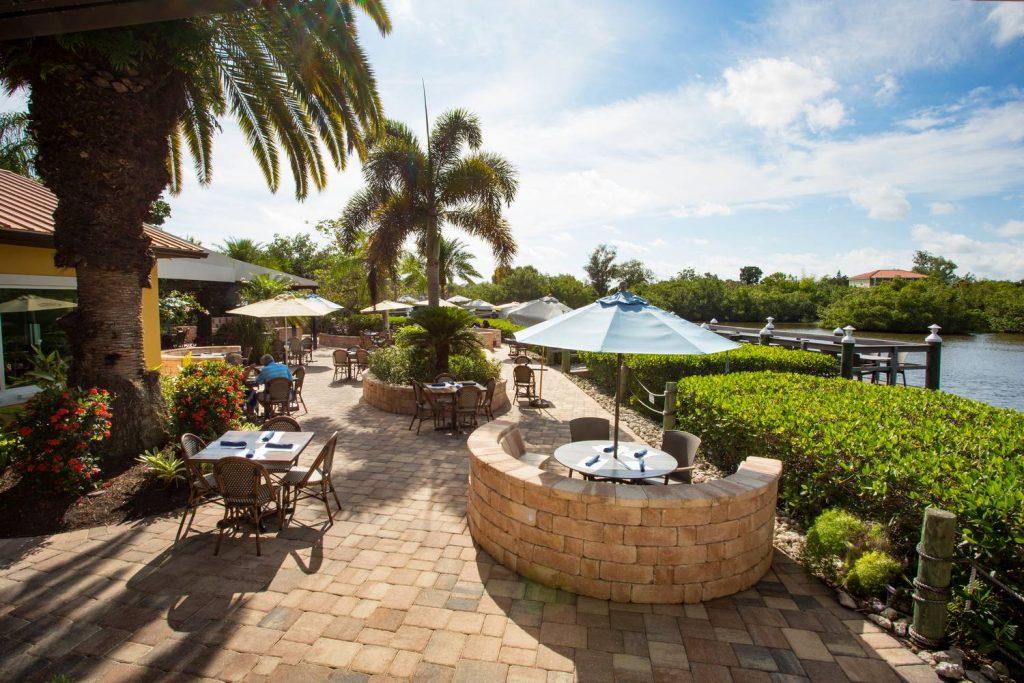 Farlows on the Water Outside Patio next to Lemon Bay 