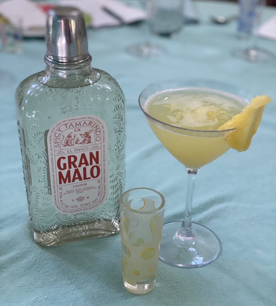 Malito Rico, a Gran Malo tequila cocktail with muddled pineapple