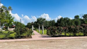 Messina Hof Entrance to the Rose Garden 