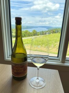 Living Roots Winery with Lake View in the Background
